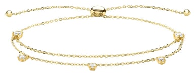 James Moore TH BR633 9ct Yellow Gold Cubic Zirconia Double Jewellery