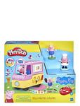 Peppa's Ice Cream Playset With Ice Cream Truck, Peppa And George Figures Patterned Play Doh