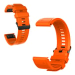 Garmin Fenix 6X / 6X Pro / Fenix 5X / Fenix 5X Plus silicone watch band - Orange