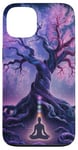 Chakra Méditation Arbre Nature Univers Éléments Coque pour iPhone 13