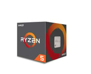 AMD YD2600BBAFBOX Ryzen 5 2600 Processor with Wraith Stealth Cooler , Black