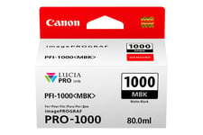 Canon PFI-1000 MBK - mat sort - original - blækbeholder