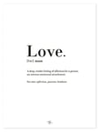 LILIPINSO Affiche (30 X 40 Cm) - Love