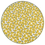 Nina Royal Citron Duk Rund Gul