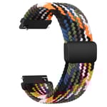 20mm flätat Solo Loop för Garmin Vivoactive 5/3/3 Music armband handledsband för Garmin VivoMove3/Trend/Sport Venu SQ/SQ2/2plus rem Denim 20mm