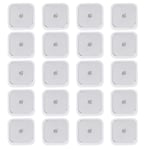 REMAKE 5 x 5 cm 20 st självhäftande TENS-plattor passar Beurer TENS-enhetsplattor ersättnings-TENS-elektroder återanvändbara