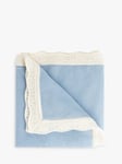 Trotters Baby Frill Trim Cashmere Blanket