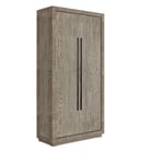 Artwood Hunter Garderob 100x200x45cm (Antique Grey)