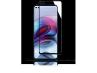 Mocco Full Face / Full Glue Tempered Glass Full Coveraged With Frame Motorola Moto G100 Black