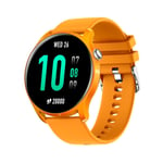 Montre Connectée Orange 1.28' Ips Suivi Sommeil Cardiaque Android Ios Bluetooth 5.0 Orange Yonis