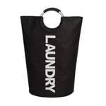 Alloy Handle Foldable Laundry Basket Large Capacity 81l C
