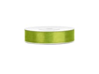 Limegrönt Satinband 12 Mm