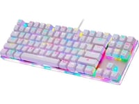 Motospeed K87s Mekaniskt Tangentbord Med Rgb-Bakgrundsbelysning (Us, Röd Brytare)
