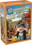 Asmodee | Hans im Glück | Carcassonne - Abbey and Mayor | 5th Expansion | Family Game | Board Game | 2-6 Players | From 7+ Years | 40+ Minutes | German Language