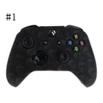 Housse De Manette De Jeu En Silicone Avec Motif De Crâne + 2 Joysticks Pour Manette Xbox One X S