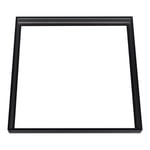 Ram till 60x60 LED panel, svart - Snabb skruvlös kit, svart kant