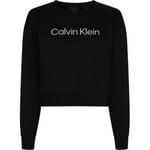 Calvin Klein Sport Essentials PW Pullover Sweater Svart bomull Large Dam