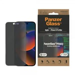 PanzerGlass iPhone 14 Pro Max Skärmskydd Ultra-Wide Fit Privacy EasyAligner