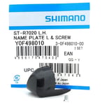Shimano 105 ST-R7020/R7025 STI Lever Name Plate w/ Fixing Screw Left Hand