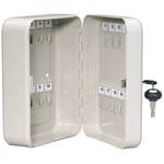 Draper 71203 Lockable Metal Key Wall Cabinet / Storage / Holder with 20 Hooks