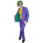 WIDMANN MILANO PARTY FASHION - Costume clown maléfique, costume violet, costume d'horreur, clown tueur, déguisement d'Halloween