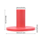 Hot (red)01 02 015 Tee Holder Rubber Tee Adpater With Stable Round Base For