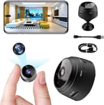 Camera Espion,HD Caméra 1080P de Surveillance sans Fil Mini Camera sur Batteries Nanny Caméra Sport avec Detecteur de Mouvement, Exterieur/Interieur Caméra avec Enregistrement