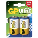 GP Gp Ultra Plus Alkaline D Lr20 2-p