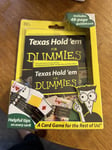 BNIB TEXAS HOLD ‘EM FOR DUMMIES INCLUDES CARDS WITH TIPS