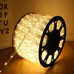 LED-slingor - 30M - Varmvitt inomhus/utomhus - IP44 - Slingljusgirlang