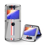 MingMing Case for Motorola Razr 5G Cases Ultra-Thin PC + 9H Tempered Glass Phone Cover for Motorola Razr 5G, Limited edition