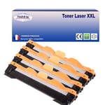 4 Toners compatibles avec Brother TN1050 pour Brother MFC1810, MFC1910, MFC1910W - 1 000 pages - T3AZUR