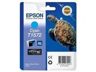 Epson T1572 - 25.9 Ml - Cyan - Original - Blister - Bläckpatron - För Stylus Photo R3000
