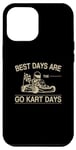 Coque pour iPhone 14 Plus Le meilleur jour est le jour du karting - GO Karting Racer Track Driver