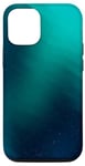 iPhone 13 Pro Green Turquoise Nebula Stars Colour Gradient Case