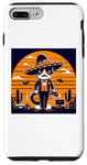 Coque pour iPhone 7 Plus/8 Plus Jeux vidéo amusants Cinco De Mayo chat noir Kids Let's Fiesta