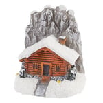 Creativ Miniatyr Hus - Berghus med Snö 4 cm