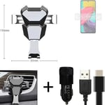 Car holder air vent mount for Samsung Galaxy M53 5G cell phone mount