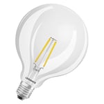 LEDVANCE Smart LEDLamp with WiFi Technology, Base: E27, Warm White, 2400K, 5.50 W, Replacement for 60 W Incandescent Bulb, Works with Google and Alexa Voice Control, Smart+ Filament Globe Di mmable
