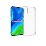 Gadget Giant Case for Huawei P Smart 2020 Light Weight Crystal Clear Transparent Hybrid TPU Soft Gel Case Cover with Reinforced Toughened Corner Protection