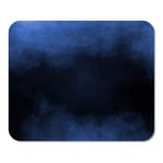 Mousepad Computer Notepad Office Watercolor Dark Navy Blue Abstract Clouds Ink Powder Dust Brush Night Airbrush Rough Home School Game Player Computer Worker Inch