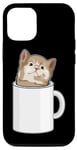 iPhone 14 Pro Cat Mug Case