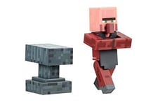 Minecraft - Overworld - Villageois Forgeron - Figurine Articulée 7 Cm