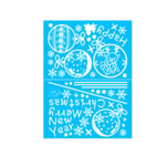 Christmas Window Snowflake Ball Cling Decal Stickers Decoration As The Picture