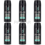 Axe /LYNX  Deodorant Body Spray. Apollo. 48 Hour Fresh - 6 x 150ml  🔥 🔥 RARE