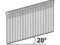 Dykkert Essve D16; 1,6×50 mm; 20°; 2800 stk.; glanse galvanisert