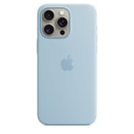 Apple iPhone 15 Pro Max Silicone Case with MagSafe - Light Blue ​​​​​​​
