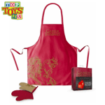 Game of Thrones House Lannister Apron and Oven Mitten Set - Standard Size in Box