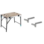 6909000 Etabli Pliant Work 1600 Table Travail Mobile Atelier Chantier  Charge Max. 120 Kg - Cdiscount Bricolage