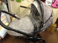 PVC Raincover Rain Cover Fits Silver Cross Surf Pushchair Zip Access